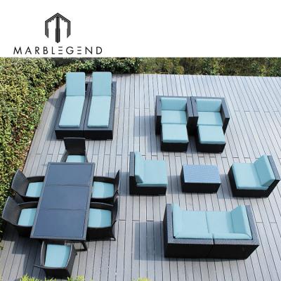 China Traditional European Furniture Types Of Sofa Set Furniture Patio Selection Sofa Bed Mordern Rattan Outdoor Interior Design for sale