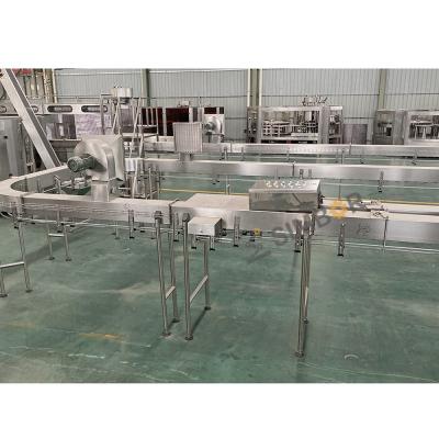 China High Speed ​​Heat Resistant Plastic Liquid Vacuum Air Beverage Beverage Bottle Pet Feed Blowing Conveyor System for sale