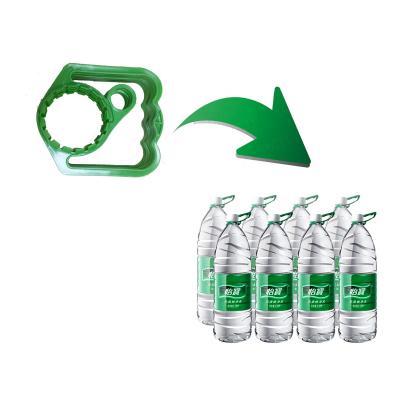 China 1L 2L 3L 4L 5L Plastic Beverage Oil Bottle Water Bottle Handle Ring Press Bottle Lift Handle Machine for sale