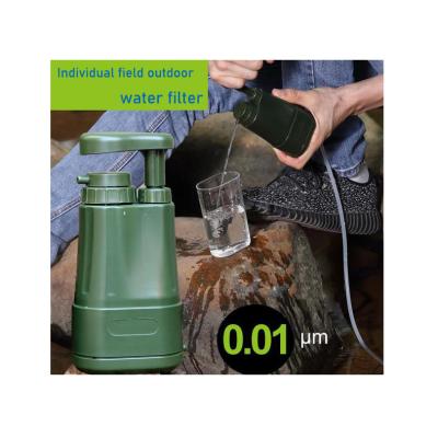 China Outdoor Military Hotels Soldier Field Survive Personal Water Filter Purifier for sale