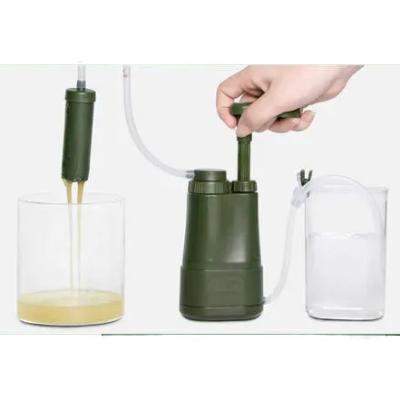 China Outdoor Hotels Military Soldier Field Survival Survive Personal Water Filter Purifier for sale