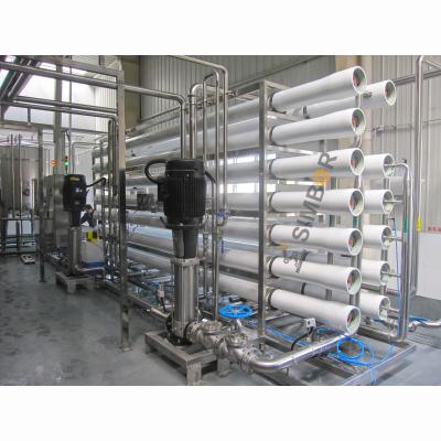 China Hotels Drinking Water Reverse Osmosis Water Filtration Filter RO System Pure Mineral Water Treatment for sale