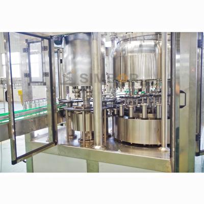 China 3in1 food glass bottle blueberry juice machine hot juice filling sealing bottling capping machine for sale