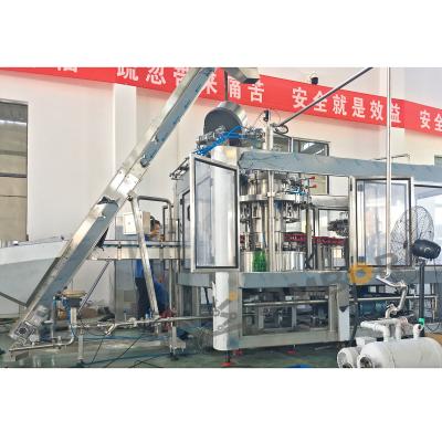 China Food Glass Bottle Craft Small Capacity Beer Rinsing Machine Beer Bottle Injection Filling Sealing Capping Machine for sale