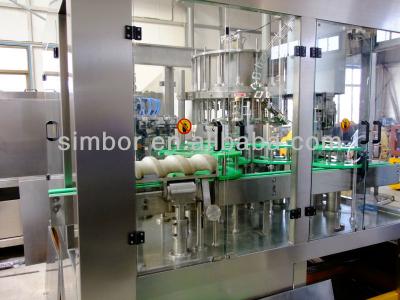 China Automatic 3in1 Beverage Glass Bottle Tequila Bottling Machine for sale