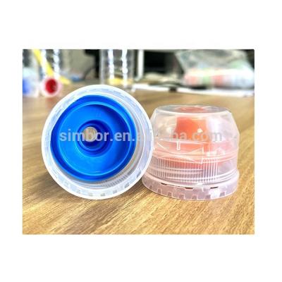 China Non Spill Plastic Clamshell Plastic Beverage Water Drinkware Flip Top Cap Lid for sale