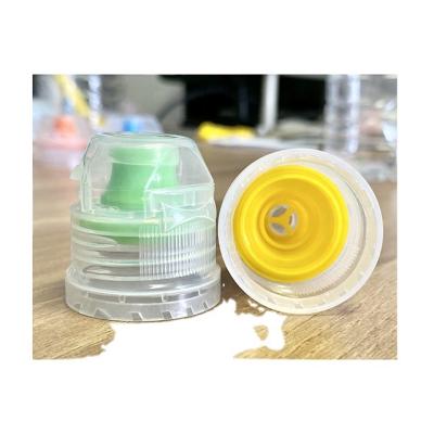 China Non Spill Plastic Drinking Beverage Plastic Water Flip Top Cap Lid for sale