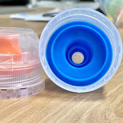 China Non Spill Plastic Bottle Flip Water Juice Milk Oil Sauce Beverage Beverage Pet Pet Top Cap for sale