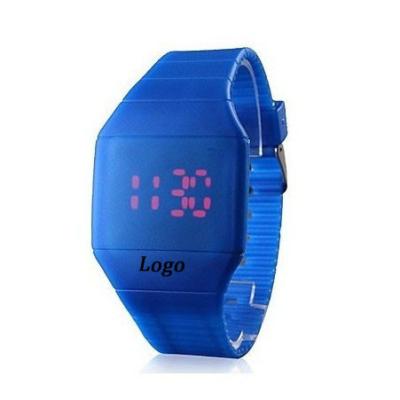 China LED rubber wrist watch for sale