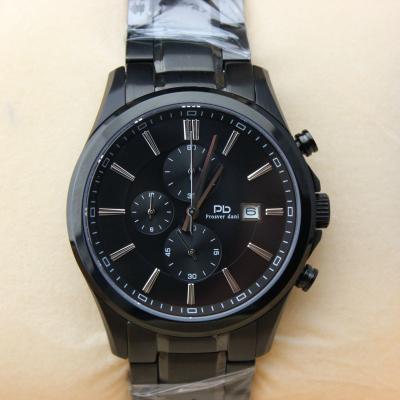 China 10 ATM Water Resistant Stainless Steel Quartz Watch, Men Chronograph Sports Watch 78008G-2B2 for sale