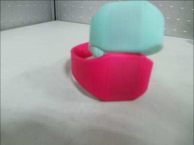 China Jelly Soft Silicone Wristband Watch Smart Led Touch Screen Watch , 1ATM Waterproof for sale