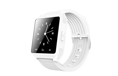 China Casual White Cellphone Bluetooth Smart Wrist Watch With Remote Control Picture for sale