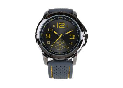 China Customized Japan Movement  Analog quartz watch with PU band sporty style quartz watch for sale