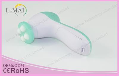 China Mini Electric Facial Brush for Deep Cleansing , Pink / Red / Green 4 In 1 Beauty Cleaner for sale