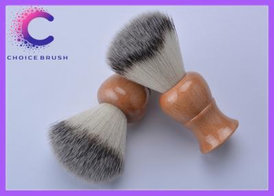 China Synthetic shave brushes wooden handle shaving razor brushes for men's grooming for sale