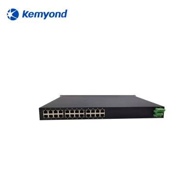 China LACP Standard 1U 19inch Rack Mounted S7100-GT24-EX Managed Switch Industrial Gigabit 24 Port Full Fast Ethernet Switch for sale