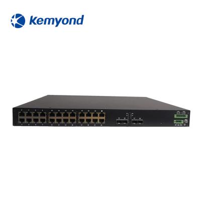 China LACP Kemyond ODM IN 1U Standard S7100-G28EX Running L2 Managed SFP Industrial Fast Ethernet Switch Full Rackmount 28 Gigabit Ports for sale