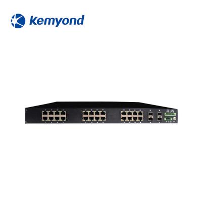 China Hot Selling LACP S2100-F4T24 Managed Industrial Ethernet Switch 4 SFP Ports 24 Ports Ethernet Network Switch for sale