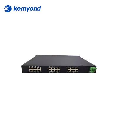 China LACP Hotsale Industrial Ethernet Switch S2100-T24 24 Ports L2 Managed Fiber Network Switch for sale