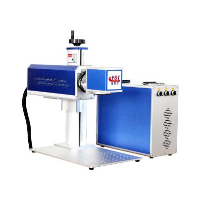 China China DAVI RF 30W 50W Air Cooled Galvo CO2 Laser Marking Machine For Engraving Leather Wood Plywood Fast Marking for sale