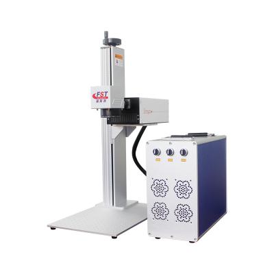 China Air Cooled Portable UV Laser Cutting Machine Laser Marking Machine With Rotating Fixture for sale