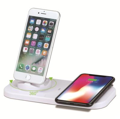 China Mobile Phone 3 in 1 USB Wireless Charger Support Mobile Phone Earphone Watch Fast Charging Fast Charging Wireless Charger for sale