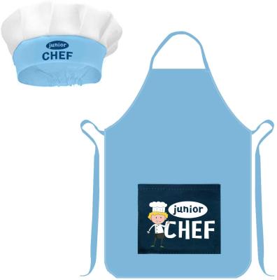 China Sports Kids Outdoor Cycling Aprons And Chef Hat Child Pretend Play Aprons For Boys Girls for sale