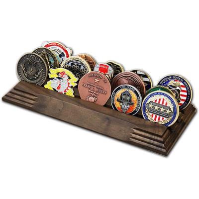 China 3 Tier Military Coin Display Stand Challenge Viable Coin Holder Stunning Military Challenge Coin Holder for sale