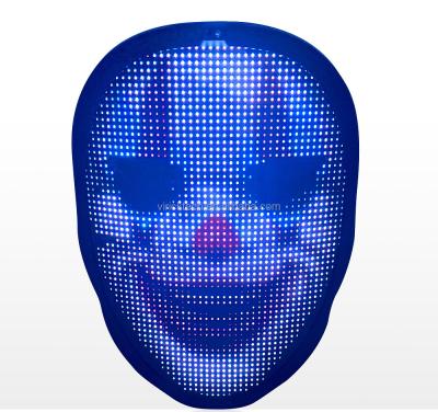 China Festival Celebration Halloween LED MASK LED HALLOWEEN MASK LED APP LIGHT MASK for sale