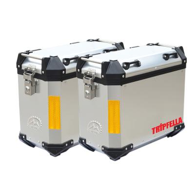 China ALUMINUM Tourfella - 35L Aluminum Side Saddlebag Case Motorcycle Box Promotion Available In TF Stock Brand for sale