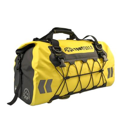 China 50L Waterproof PVC Motorbike Bag TPU Adventure Dry Bag Motorcycle Tail Bag for sale