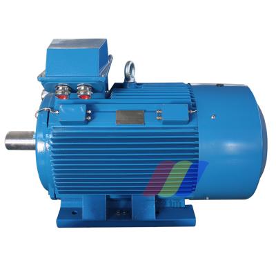 China Yutong 380v 5hp totally enclosed blue electric three phase motor for air compressor for sale