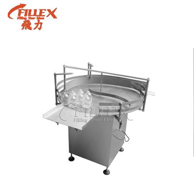 China Food Tin Can Sorter Machine Rotary High Speed ​​Bottle Feeding Turntable Unscrambler for Filling and Capping Machine for sale