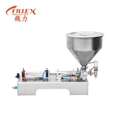 China Work Efficiently Semi Automatic Ice Cream Water Honey Juice Sauce Liquid Ketchup Filling Machine for sale