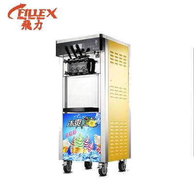 China Hand-control Vertical Ice Cream Machine Small Model Ice Cream Making Machine for sale