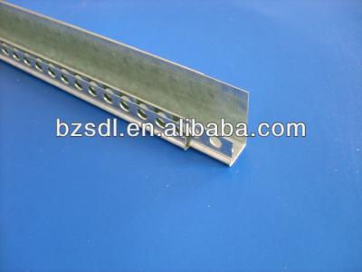 China Galvanized Plate Plaster Hanging Bead , Plasterboard Corner Bead for sale