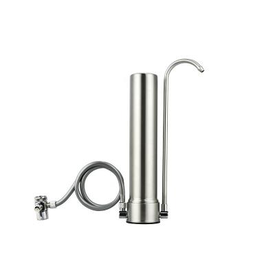 China Eco-friendly TianQin Household Kitchen Countertops Stainless Steel Functional Water Filter for sale