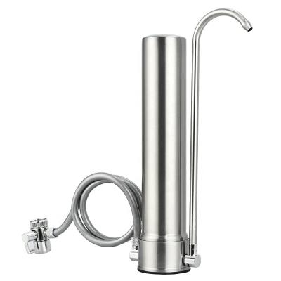 China High Quality Eco-friendly TianQin 304 SS Stainless Steel Countertop Water Filter Made in China for sale