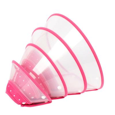 China Sustainable Pet Elizabethan collars in various colours Dog cone collar Soft plastic puppy Elizabethan collar for sale