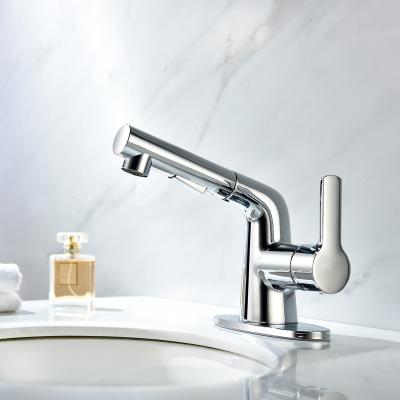 China Thermostatic Faucets Yuson M0089CP UPC CUPC Certified Chrome Plated Single Lever Basin Kitchen Faucets With Pull Out Spout for sale