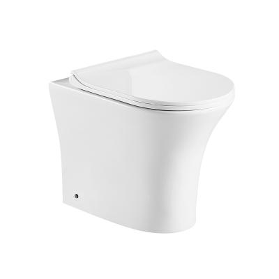 China Double-flow Color Design Modern Aerodynamic Shape Two Piece White Floor Standing Ceramic Wall Hung Toilet Design Cabinet for sale