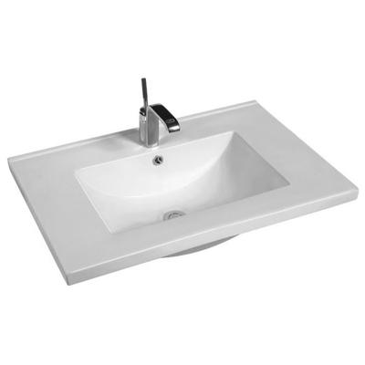 China Yuson YS27298-70 Easy Clean Countertop Basin Ceramic Basin - White Vessel Cabinet Basin Bathroom Vanity Sink Bowl for sale