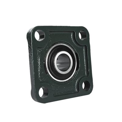 China Building Material Stores UCF200 Series Set Screw Lock Mounted Insert Square 4 Bolt Flange Bearing Housings for sale