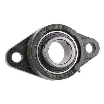 China Building Material Magazines LDK ucfl205 Cast Two Bolt Flange Supporting Pillow Block Housing for sale