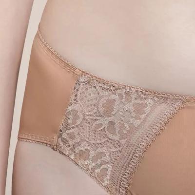 China Breathable Simple Style High Waist Design Solid Color Period Underwear Cotton Womens Period Panties for sale