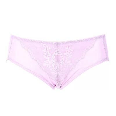 China Breathable High Quality Soft Materials Lightweight Breathable Sexy Lace Women Cotton Underwear for sale