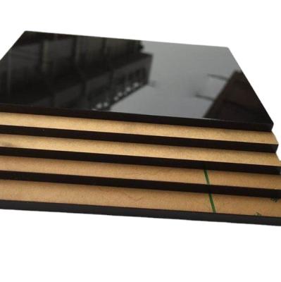 Cina Wear Resistance PMMA Acrylic Custom Glossy Black Acrylic Sheet For Wall Furniture Decoration in vendita