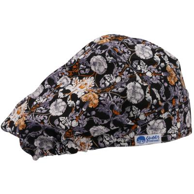 China Reusable Washable GUOER Hospital Scrub Buffy Cap Scrub Cap One Size Multi Color for sale