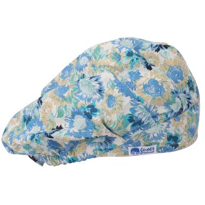 China Manufacturer Breathable Comfortable Kitchen Printed Soft Covers Buffy Scrub Turban Hat for sale