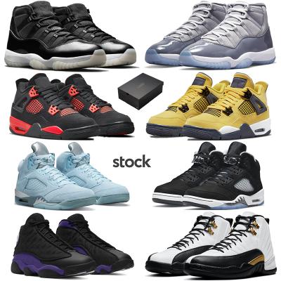 China 2022 Fashion Trend Og 1s 4 Thunder 11 Gray Similar Brands Men's Red aj Air 1High aj Air Sports Shoes Designer Shoes Men Sneakers for sale